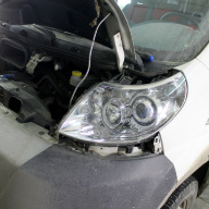Fiat Ducato установка линз