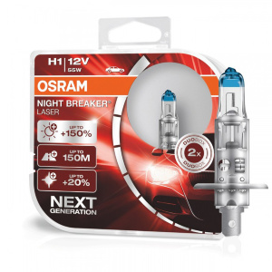 Галогенные лампы h1 OSRAM Night Breaker Laser 64150NL-HCB 